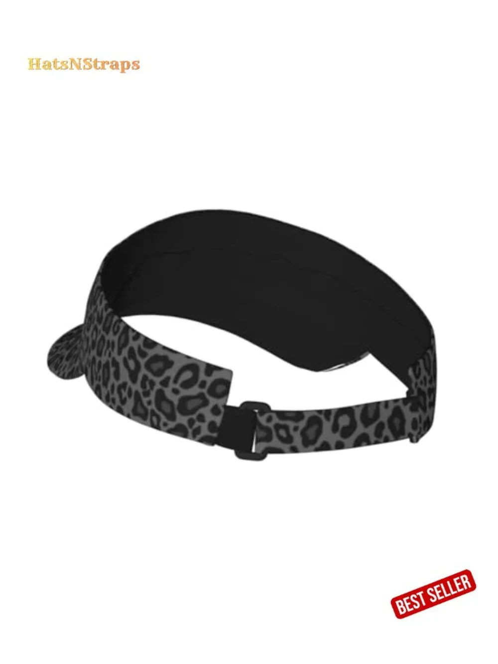 Unisex Adjustable Sports Sun Visor, Lightweight Packable Open-Top Hat for